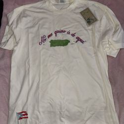 bad bunny no me quiero ir de aquí t-shirt 