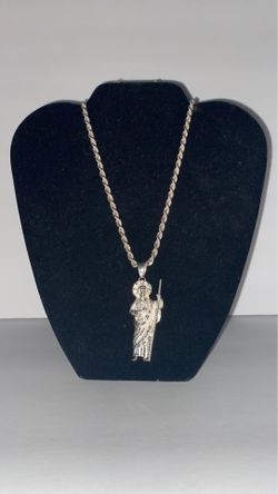 Jesus Piece and Chain (real)