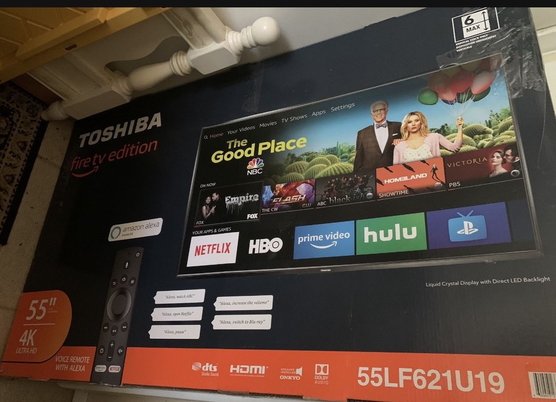 Brand New Toshiba TV Edition 55’  4K HD