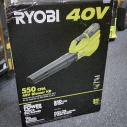 RYOBI   550 CFM 40V BLOWER KIT 