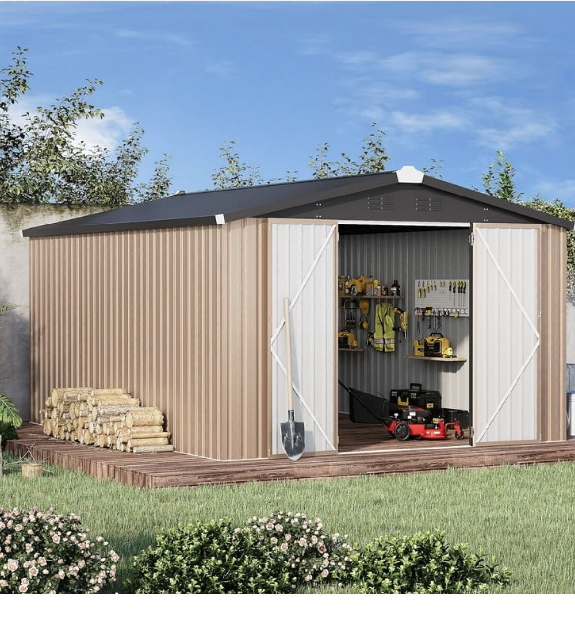 New Outdoor Metal Storage Shed