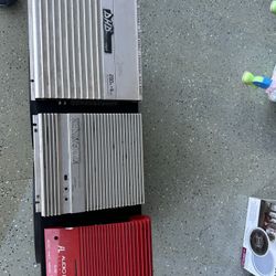 3 Amplifiers (Kenwood, AudioLogic & DHD)