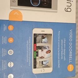 Ring Doorbell New  ( SLIM DESIGN) VIDEO