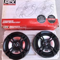 MTX THUNDER TDX 6502 2-WAY COAXIAL CAR SPEAKER 6.5" 6-1/2" *CLASSIC* 
