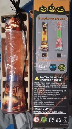 Happy Halloween Lava Lamp (works)