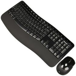 Microsoft Wireless Comfort Desktop 5050 - Black. Wireless, Ergonomic Keyboard and Mouse Combo. Built-in Palm Rest and Comfort Curve Design. Customizab