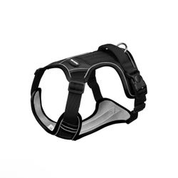 Adjustable Oxford Dog Harness No Pull and Leash Set Walking Pet Harness with Easy Control Handle for Lifting No Choke Front Clip Reflective Dog Vest 2