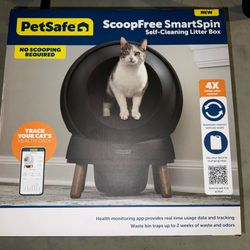 Pet Safe ScoopFree SmartSpin  Self-Cleaning Litter Box