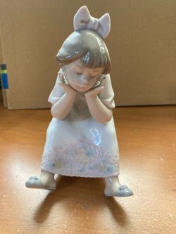 Lladro young girl “nothing to do” #5649
