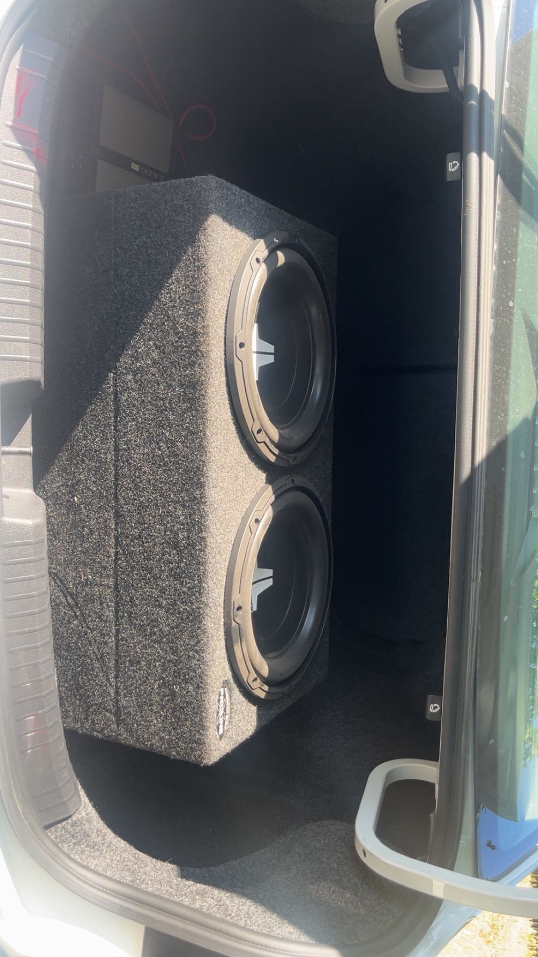 12” Subs In Box W/Amp