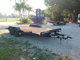 Top Hat 7 x 16 Car Hauler Trailer 7k GVWR