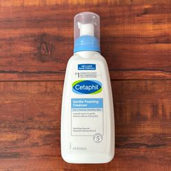 Cetaphil Gentle Foaming Cleanser; Hydrating Glycerin Essential Vitamins B5 And E: For Dry To Normal, Sensitive Skin; 8 oz
