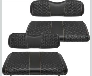 4 PCS Golf Cart Seat Covers for EZGO TXT 1(contact info removed)