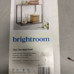 Bright Room Two Tiered Wall Shelf, New Inbox