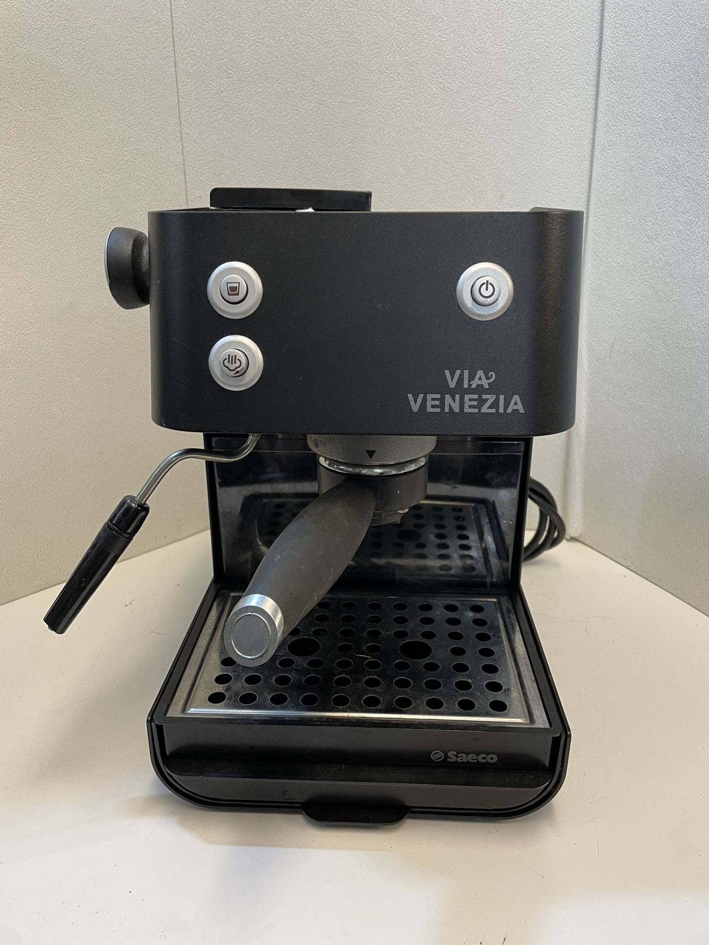 Saeco Via Venezia Espresso Machine Portafilter SIN 006XN Barista Black - Tested