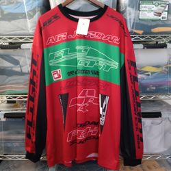 XXL Nike Air Jordan Flight MVP Men's Printed Long Sleeve Shirt Jersey 