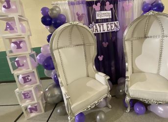 Baby shower event decoration