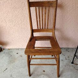 Antique Oak Chair
