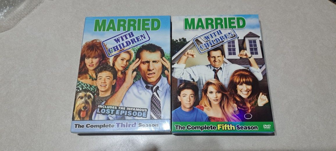 Married With Children Season 3 and Season 5 DVDs