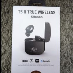 Klipsch T5 Active Noise Canceling Headphones-New In Box