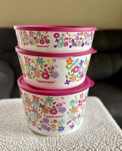 Tazones Con Diseño De Flores 35