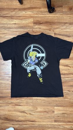 Dragon Ball Z Future Trunks Graphic T-Shirt Black Anime Men’s Large