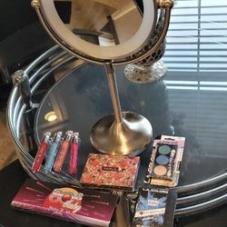 Conair Light Up Cosmetic Mirror, 4 NWT Makeup Palettes & More!