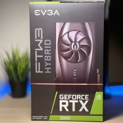 EVGA GeForce RTX 3080 FTW3 ULTRA HYBRID GAMING, 10G-P5-3898-KR, 10GB GDDR6X, ARGB LED, Metal Backplate