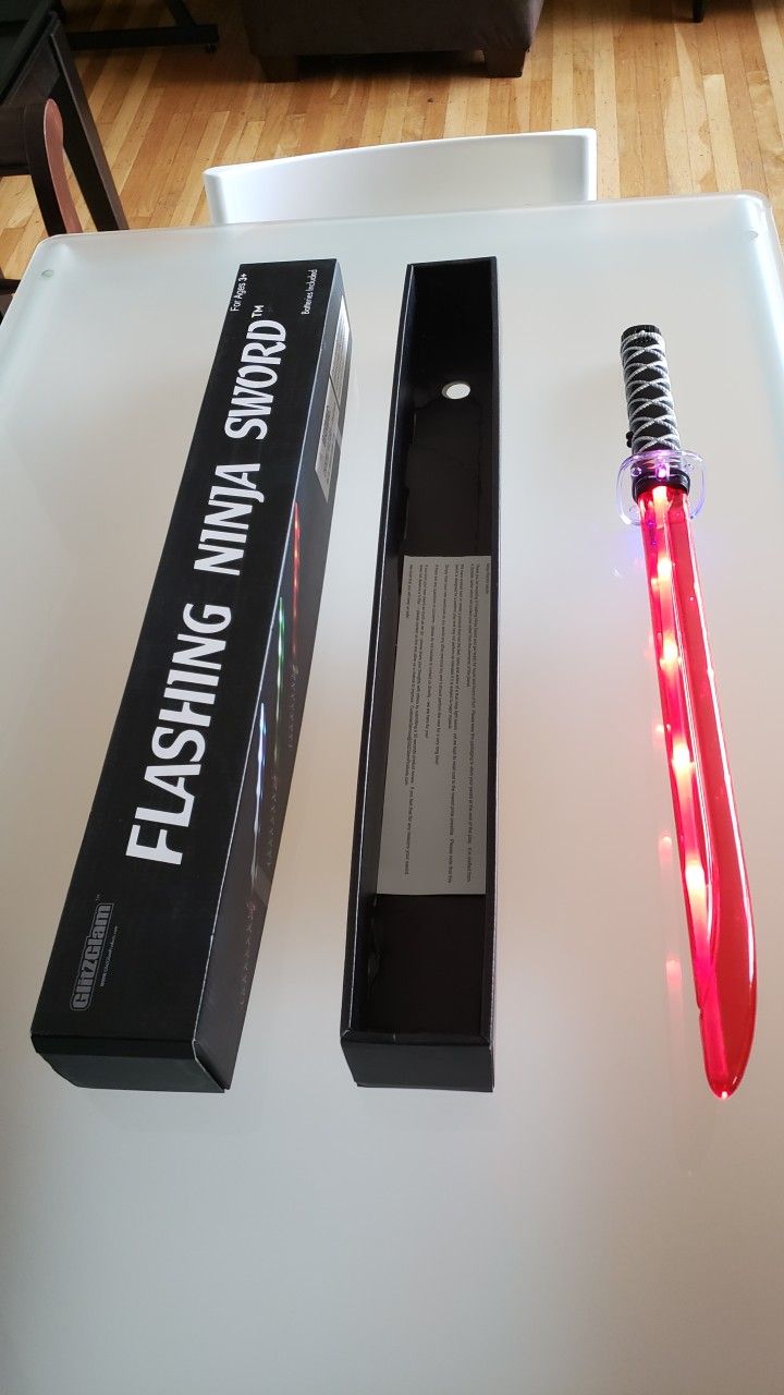 Flashing Ninja Toy Sword 