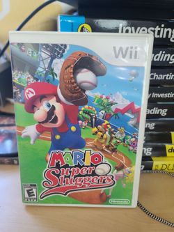 Nintendo wii game Mario super slugger