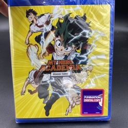 My Hero Academia Season Three Blu-ray+Digital Brand New Factory Sealed