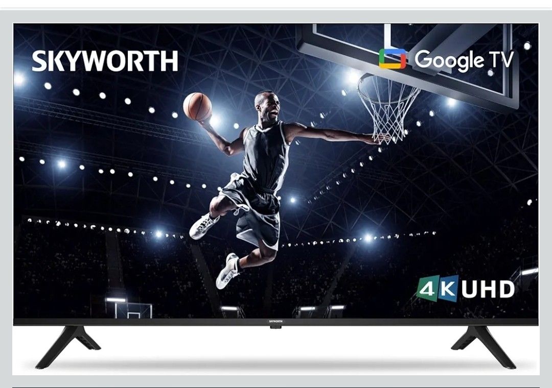 Skyworth 65-Inch 4K UHD Smart TV, UD7300 Series Google TV with Dolby Audio, Bluetooth Remote, Voice 