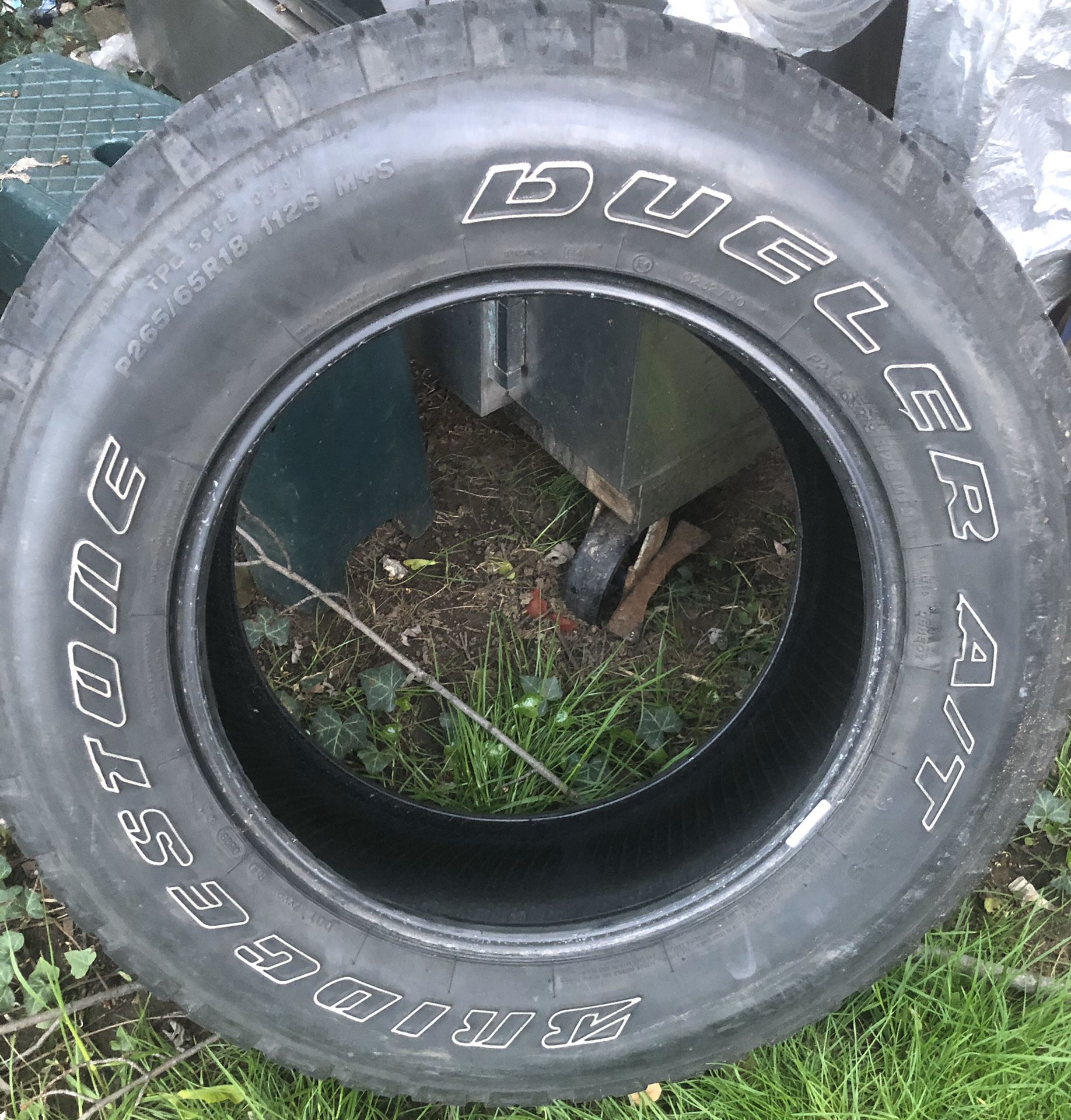 Tires for sale 265/65/18, asking $80