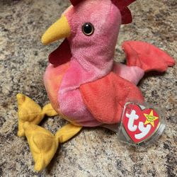 Rare Ty Beanie strut The Rooster 1996
