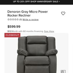 Recliner Rocker Electric
