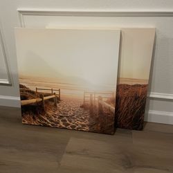 Beautiful Canvas Ocean Print!! 