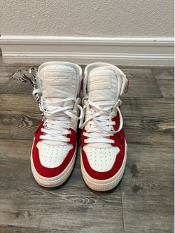Off-White Vulc Sneaker High 'White Red'
