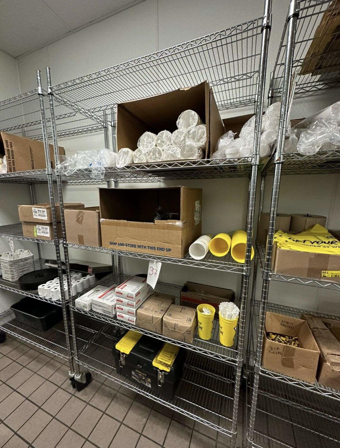 5 Tier Heavy Duty Rolling Shelves