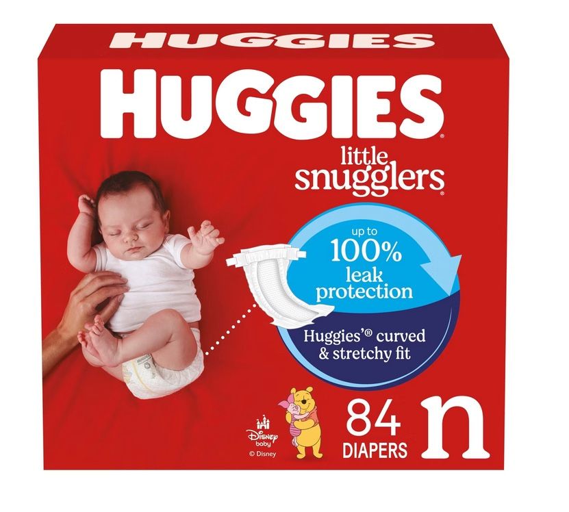 150 Huggies Newborn Diapers