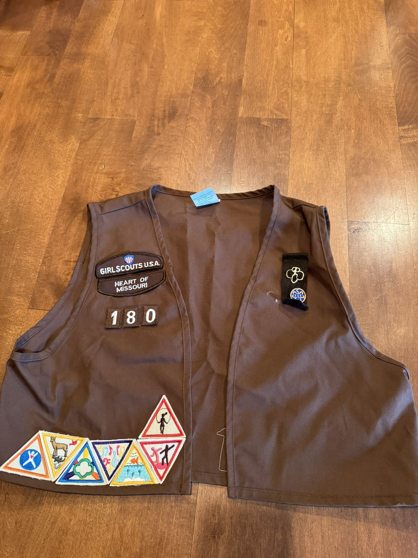 Vintage Girl Scout Brownie Vest Shipping Available