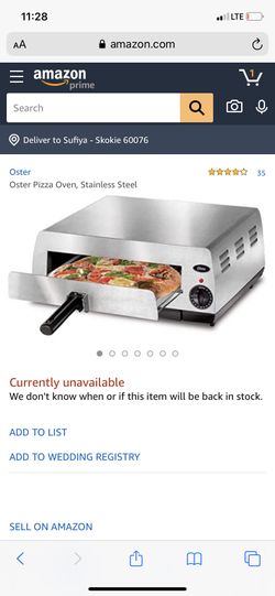 Brand new oster pizza oven
