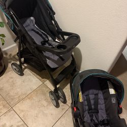Free  Graco Stroller  + infant car seat combo : snugride 30 