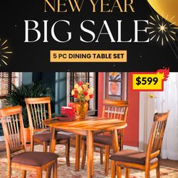 5 PC DINING TABLE 