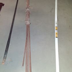 A Frame Copper Pea Trellis