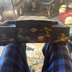 Vintage Authentic Japanese Jewelry Box