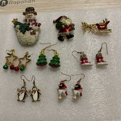 Aretes Navideños