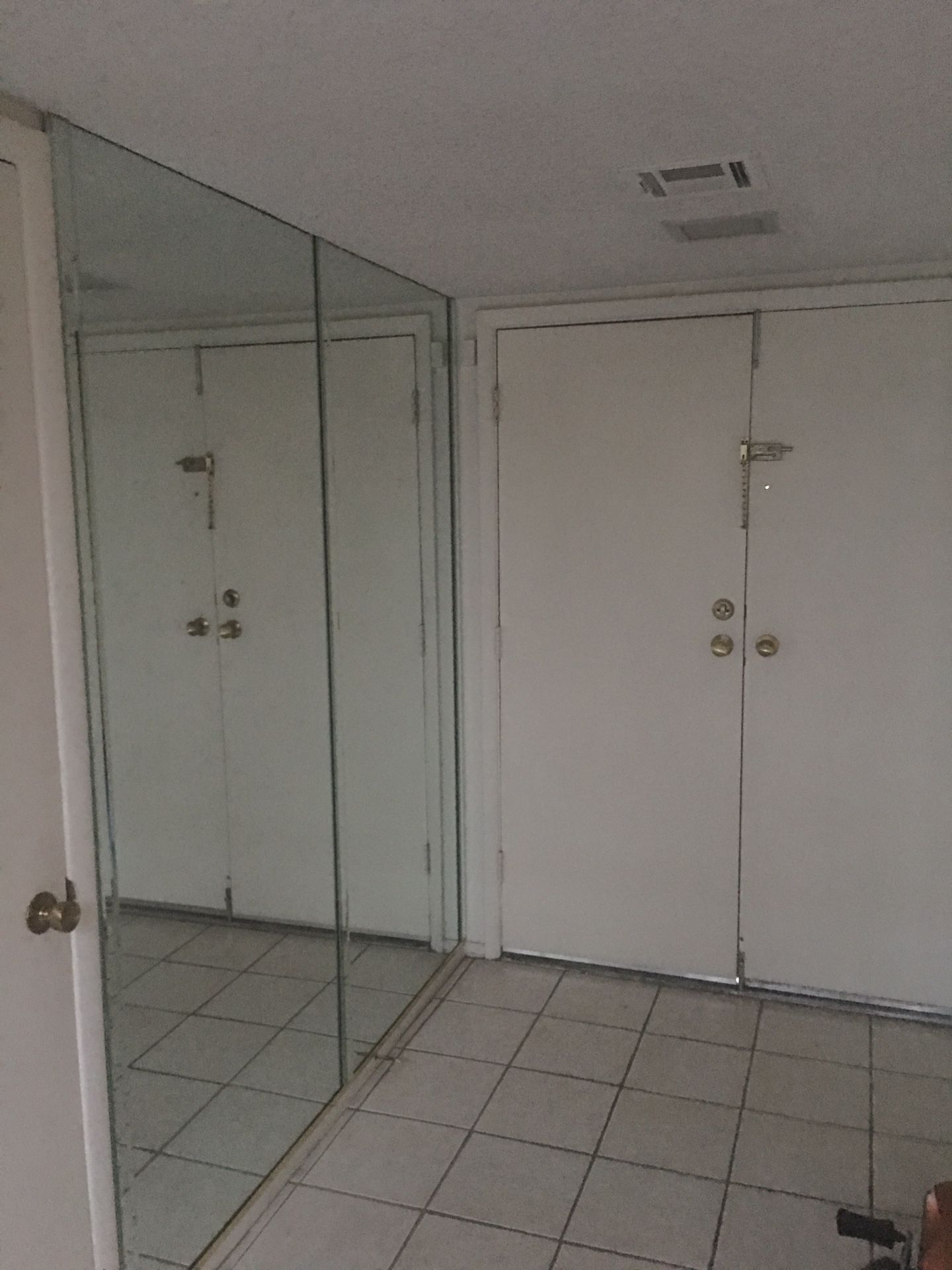 3 wall mirrors. 7ft 10 ins x 2 1/2ft