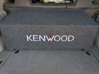 Kenwood Subwoofer Enclosure Box 2 12's