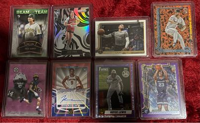 Sports cards lot (2 case hits!)