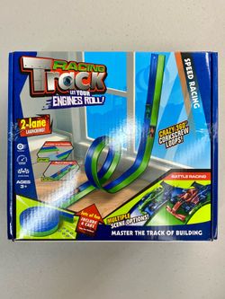 HACOCOLA 15 Ft Flexible Race Track Set with 6 Toy Cars for Kids Age 3 4 5 6 7 8 Years Old
